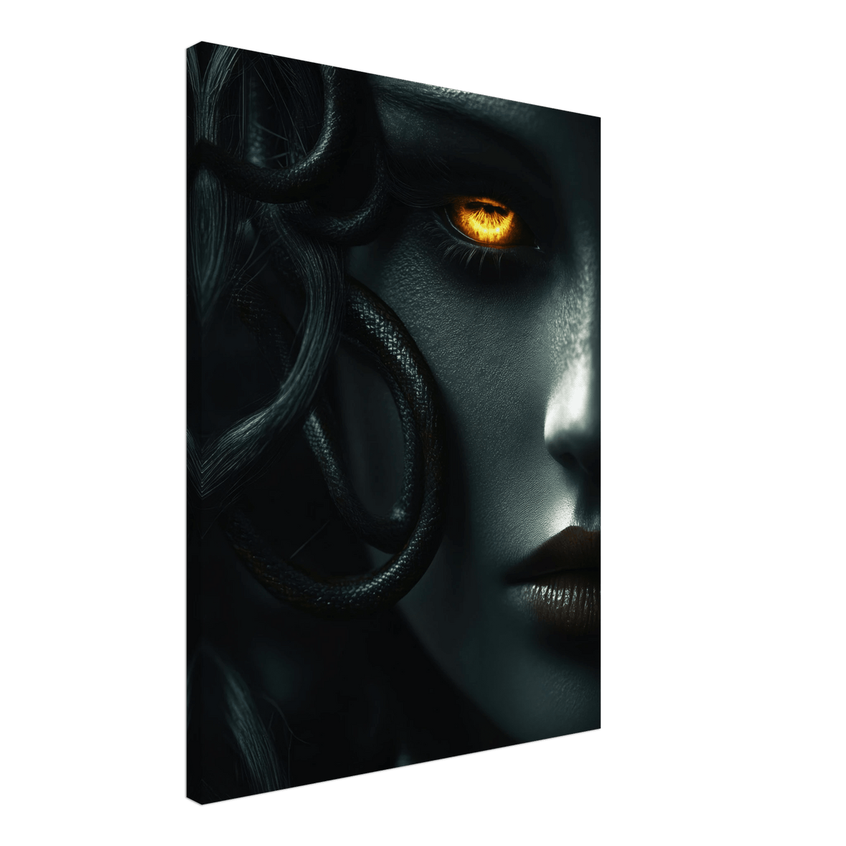 Minimalist Medusas Gaze Minimalism Tight - Focus - Shop Ai Art WebShop - Digital Art online Store