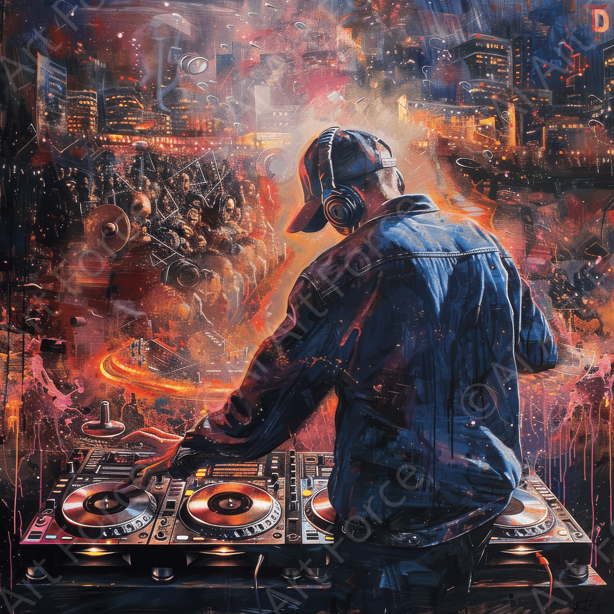 Music Art Dj - Music Artistry Musicdesign - Shop Ai Art WebShop - Digital Art online Store