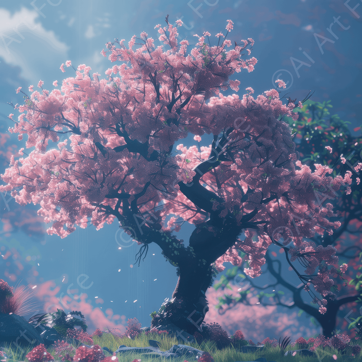 Nature Tree Blossom - Shop Ai Art WebShop - Digital Art online Store