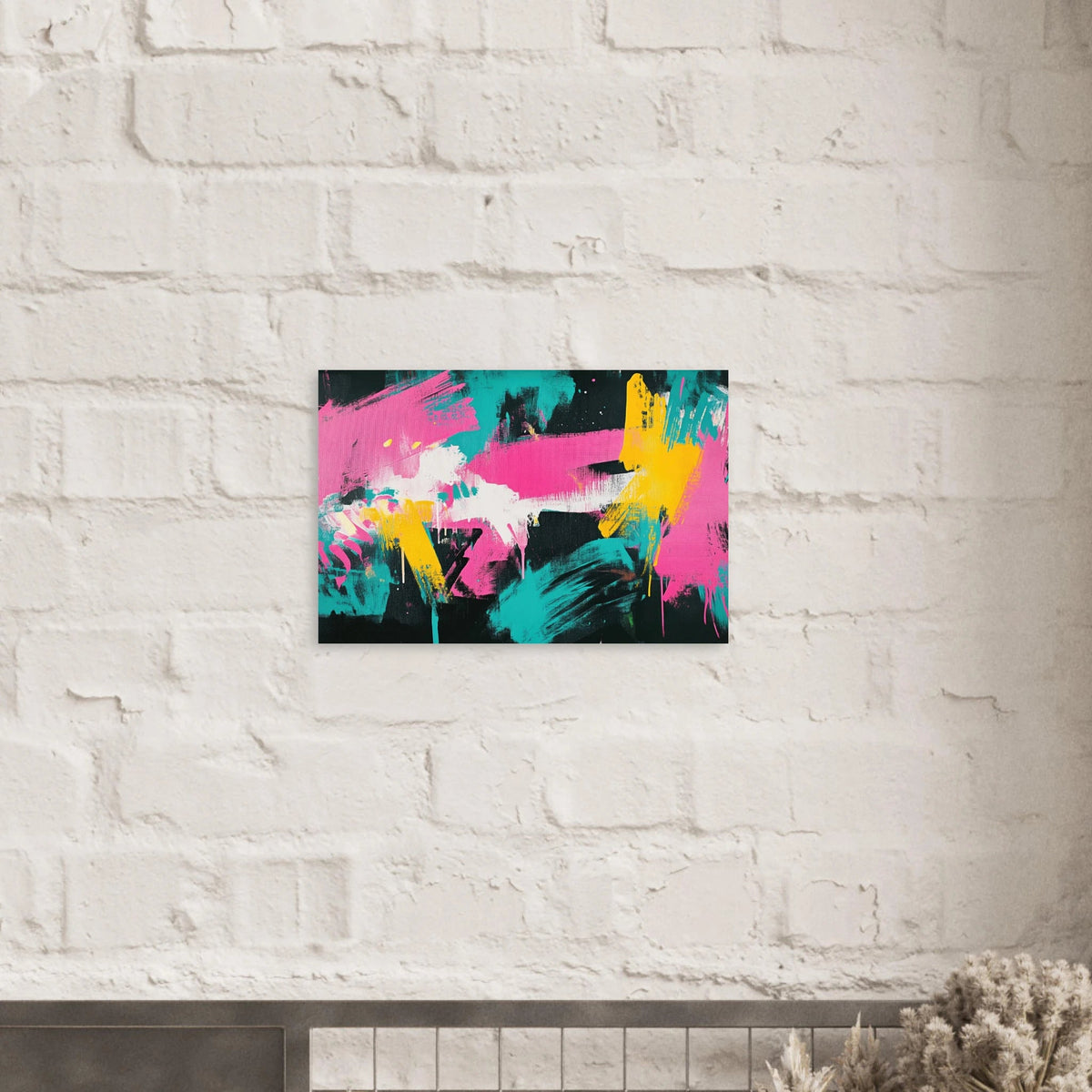 Neon Reverie An explosion of neon lights in pink - Shop Ai Art WebShop - Digital Art online Store