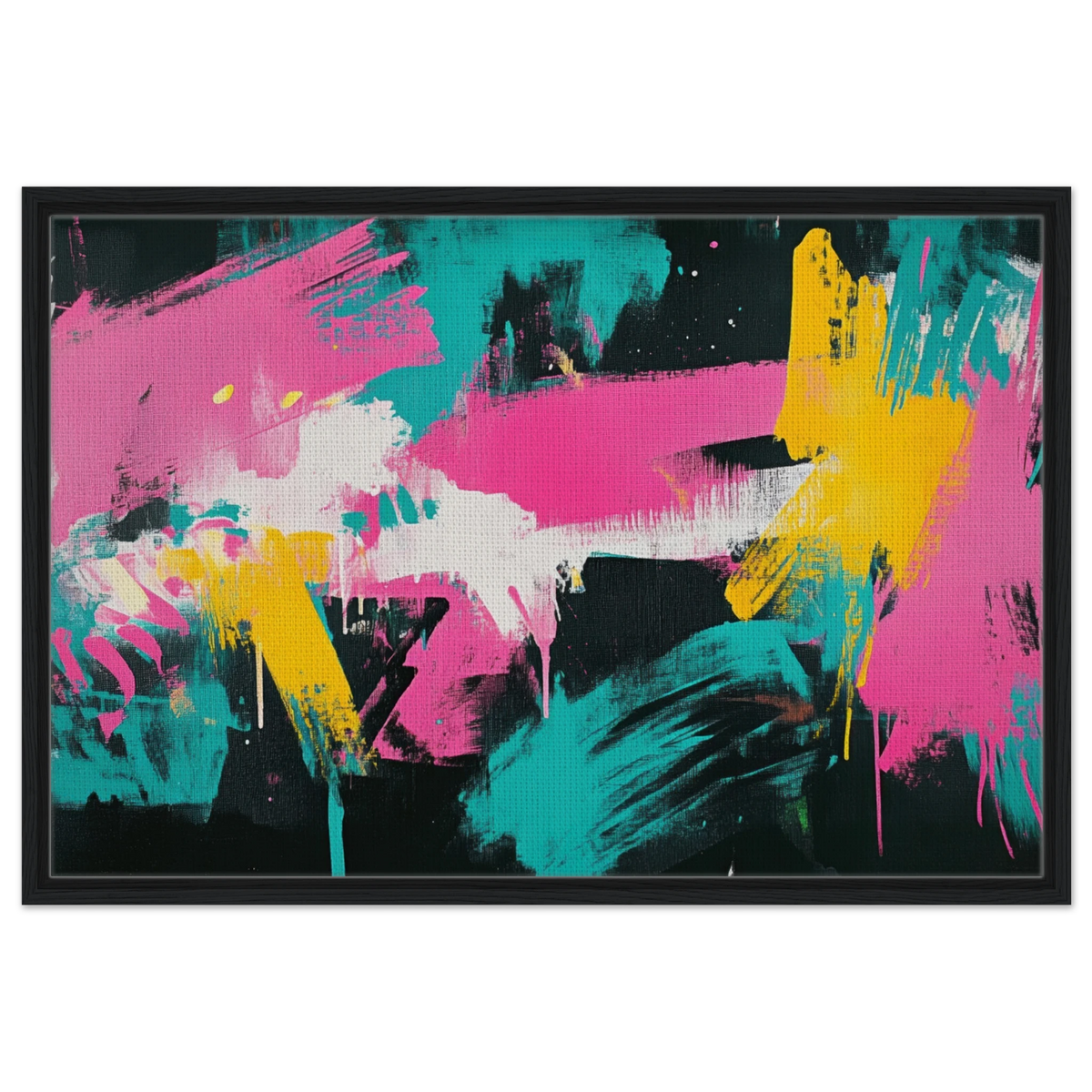 Neon Reverie An explosion of neon lights in pink - Shop Ai Art WebShop - Digital Art online Store