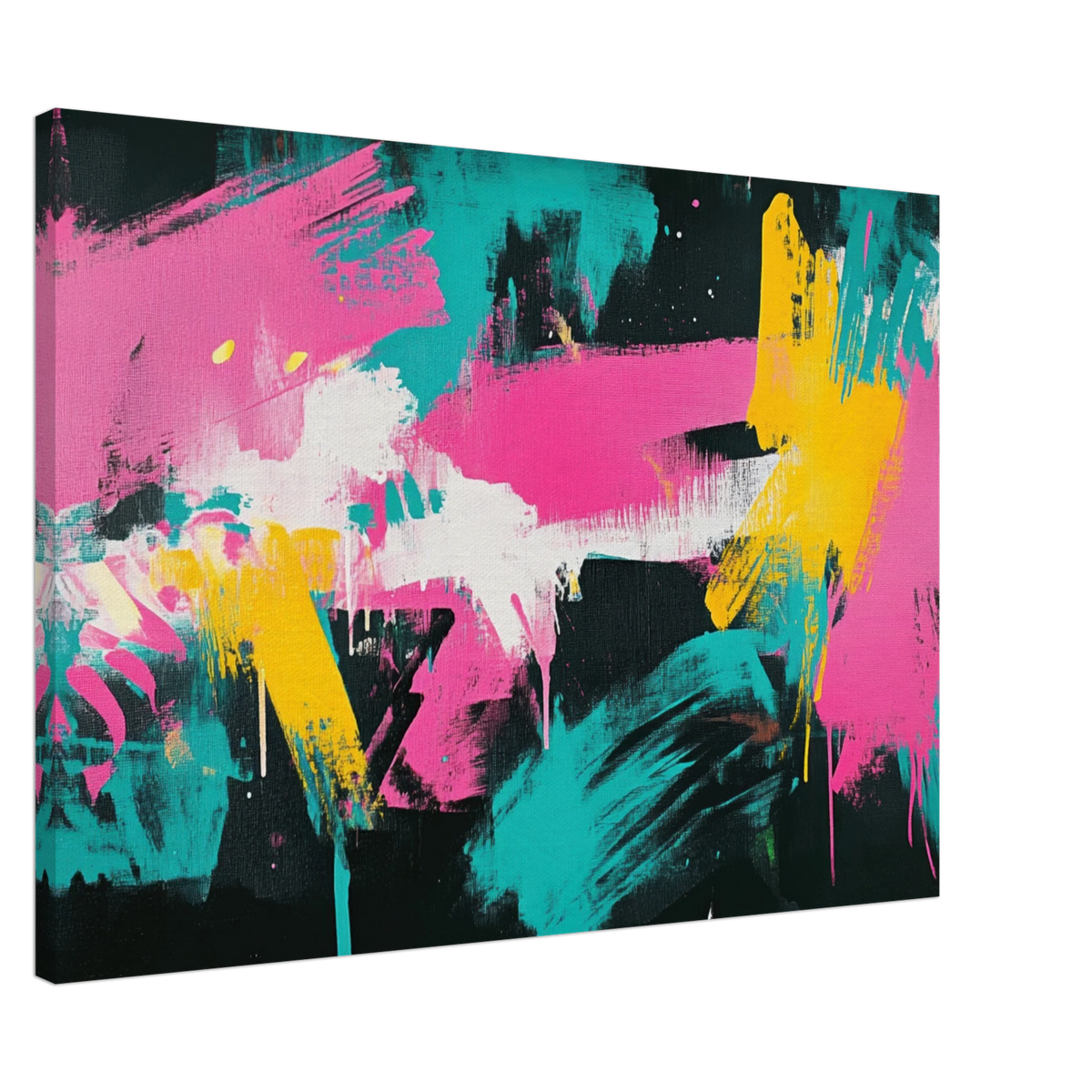 Neon Reverie An explosion of neon lights in pink - Shop Ai Art WebShop - Digital Art online Store