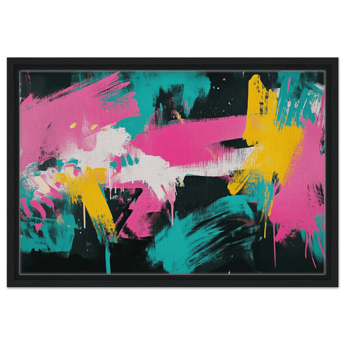 Neon Reverie An explosion of neon lights in pink - Shop Ai Art WebShop - Digital Art online Store