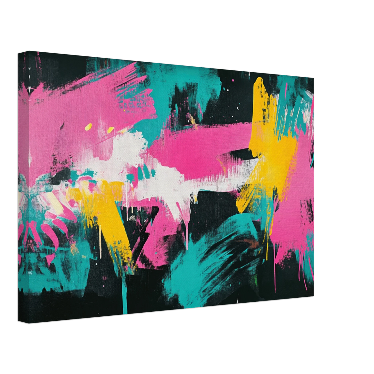 Neon Reverie An explosion of neon lights in pink - Shop Ai Art WebShop - Digital Art online Store