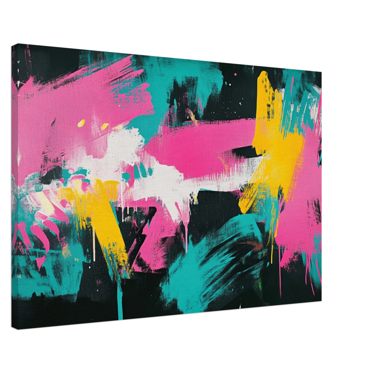 Neon Reverie An explosion of neon lights in pink - Shop Ai Art WebShop - Digital Art online Store