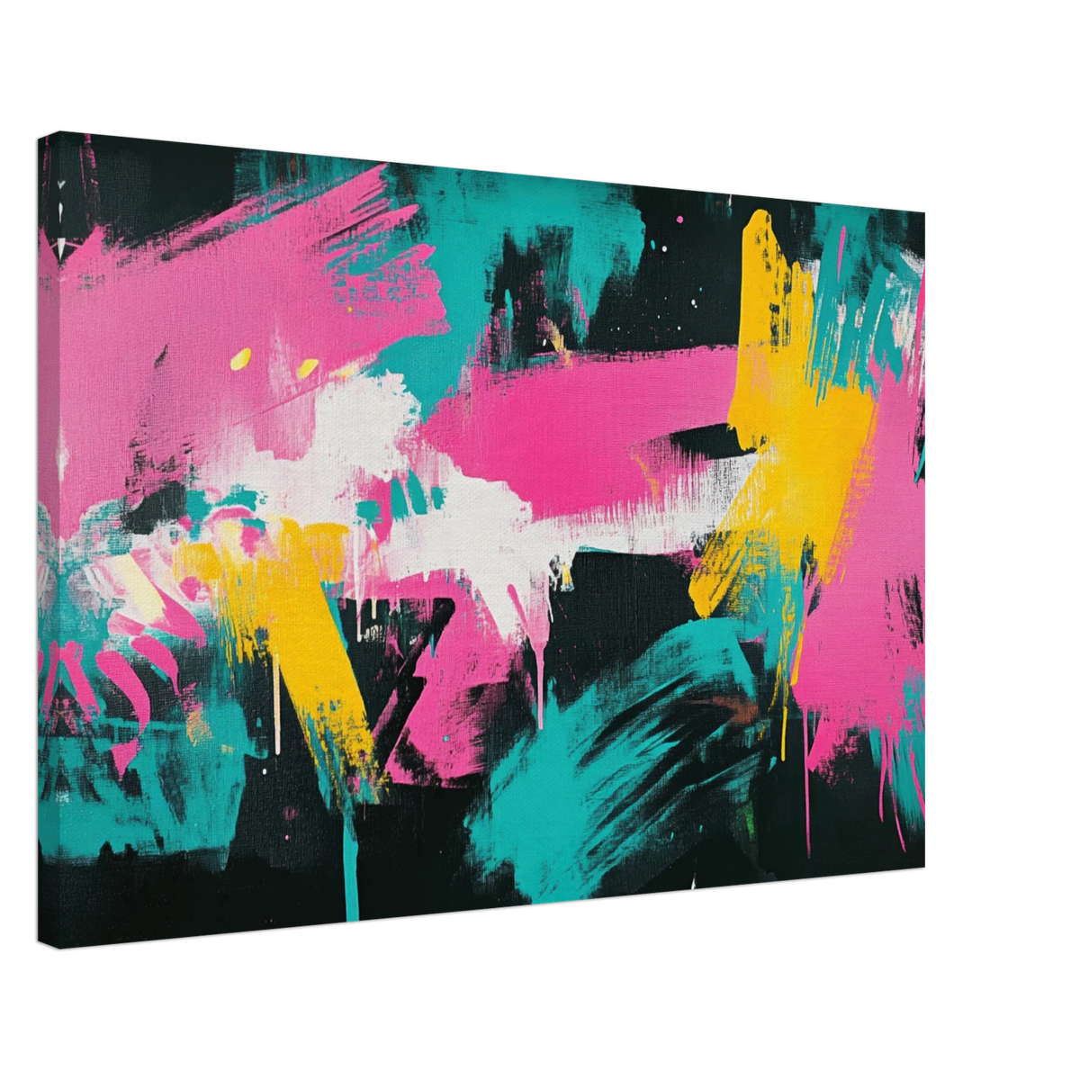 Neon Reverie An explosion of neon lights in pink - Shop Ai Art WebShop - Digital Art online Store