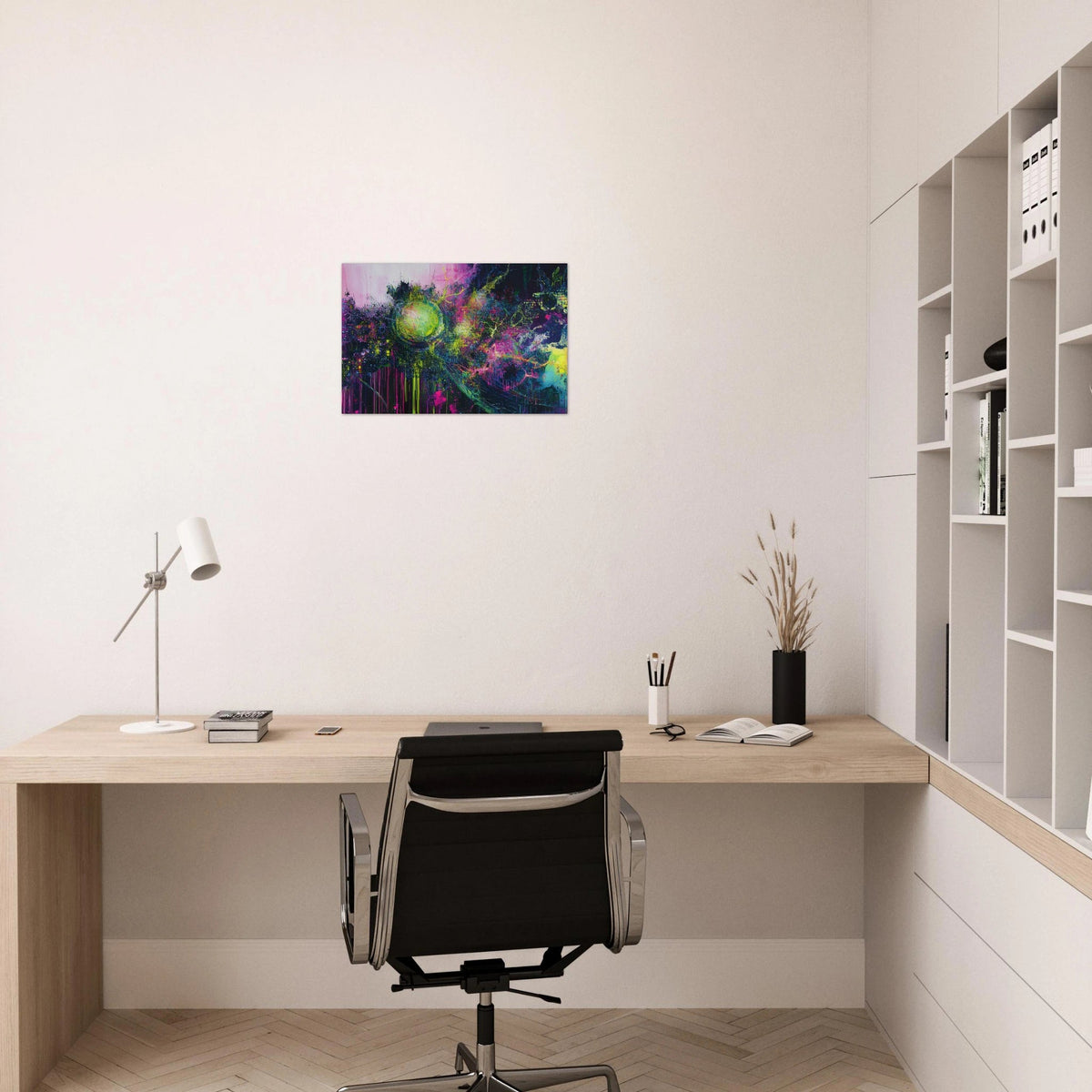 Neural Cataclysm A tangled web of luminous snap - Shop Ai Art WebShop - Digital Art online Store