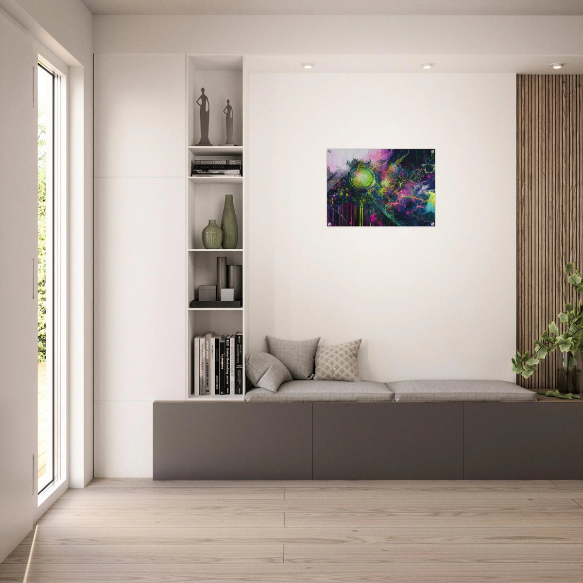 Neural Cataclysm A tangled web of luminous snap - Shop Ai Art WebShop - Digital Art online Store