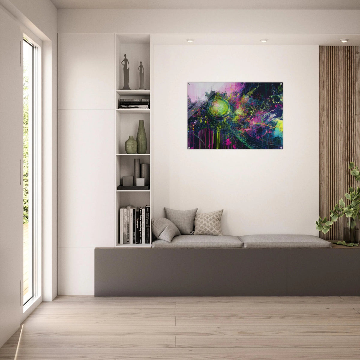 Neural Cataclysm A tangled web of luminous snap - Shop Ai Art WebShop - Digital Art online Store