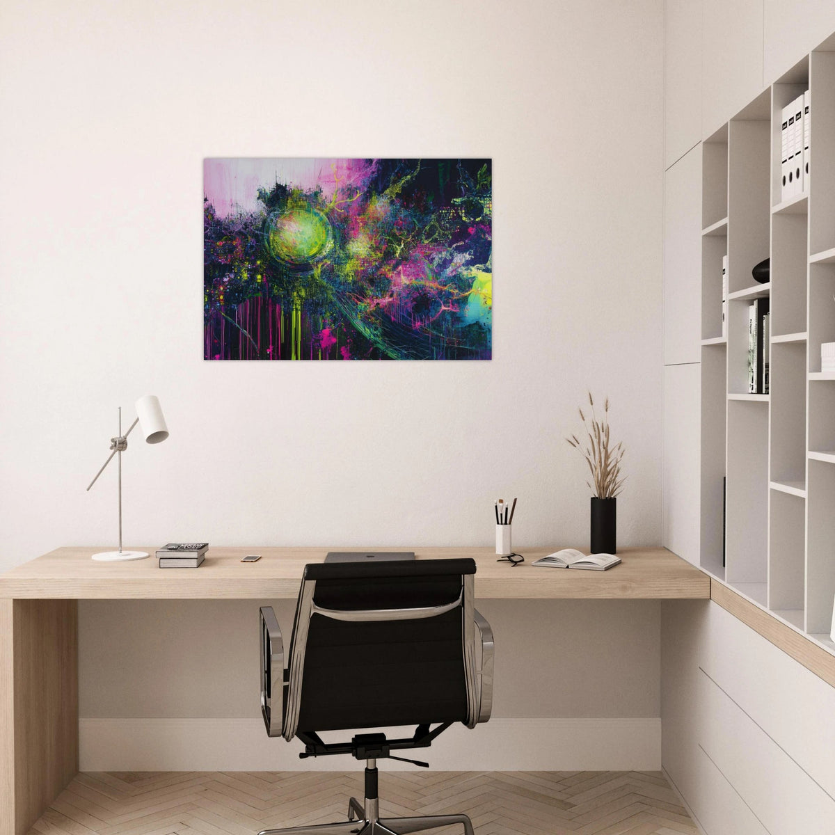 Neural Cataclysm A tangled web of luminous snap - Shop Ai Art WebShop - Digital Art online Store