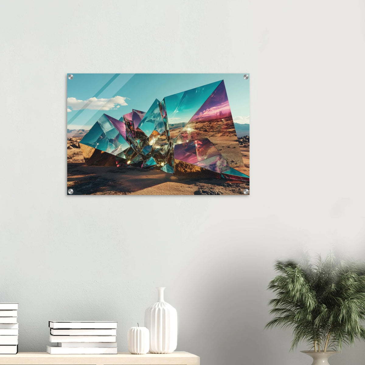 Obsidian Mirage Jagged shards of reflective black - Shop Ai Art WebShop - Digital Art online Store