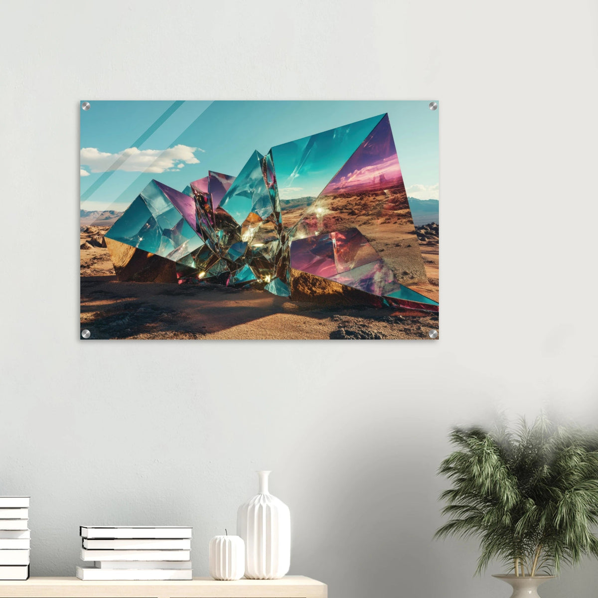 Obsidian Mirage Jagged shards of reflective black - Shop Ai Art WebShop - Digital Art online Store