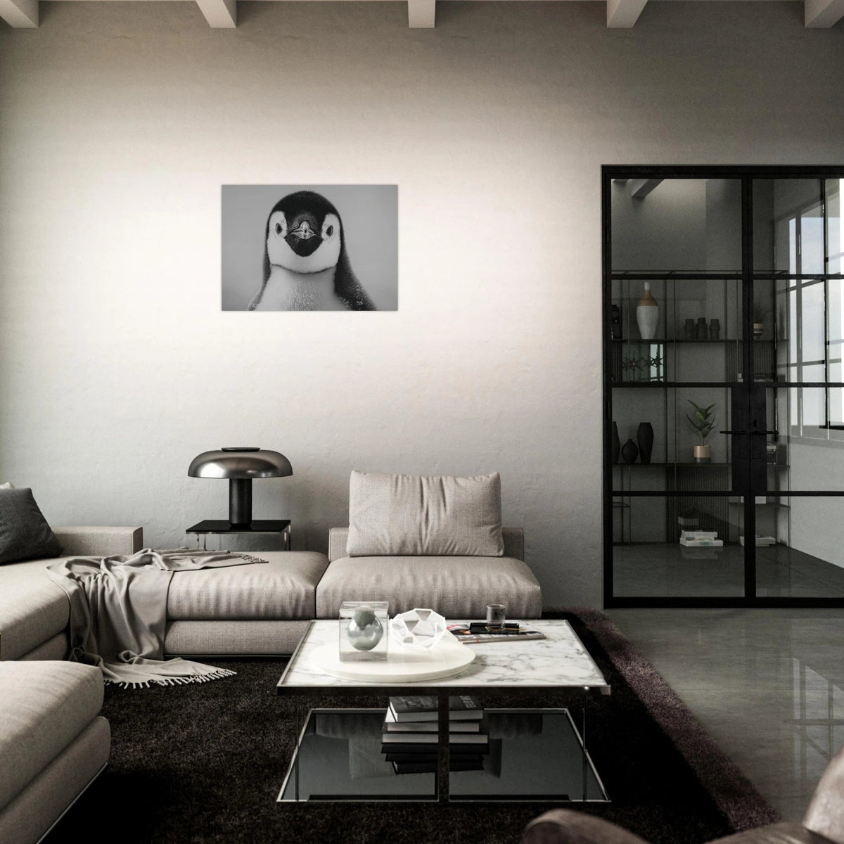 Penguin Face 2 - Shop Ai Art WebShop - Digital Art online Store