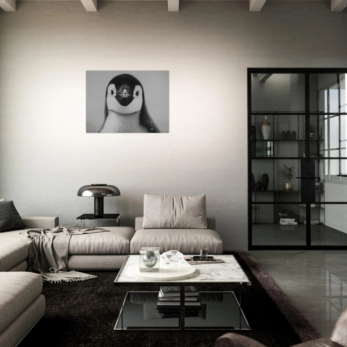 Penguin Face 2 - Shop Ai Art WebShop - Digital Art online Store