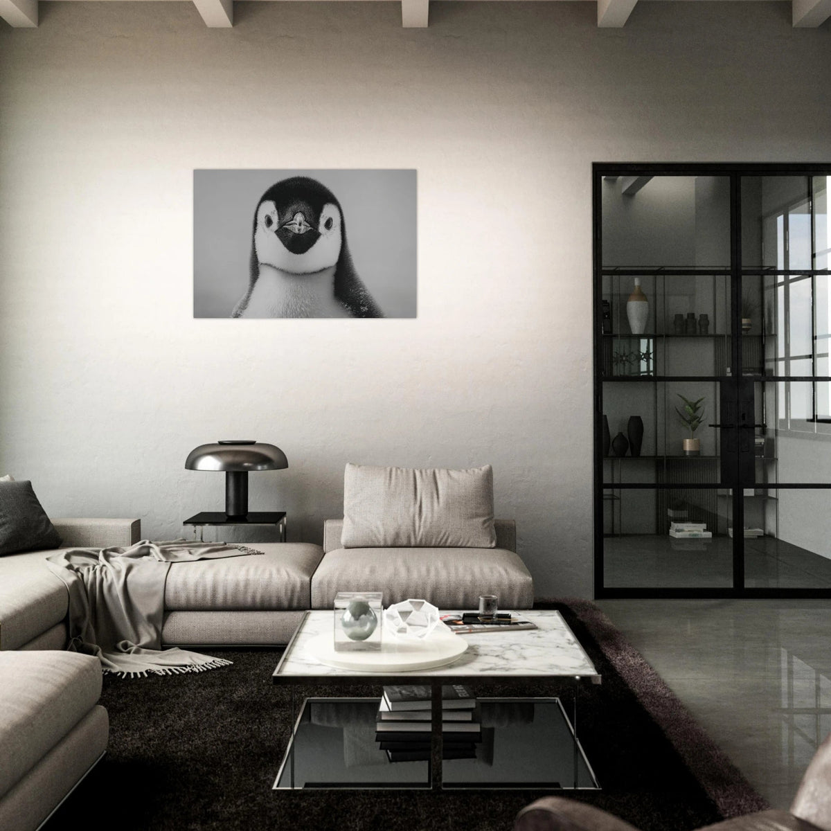 Penguin Face 2 - Shop Ai Art WebShop - Digital Art online Store