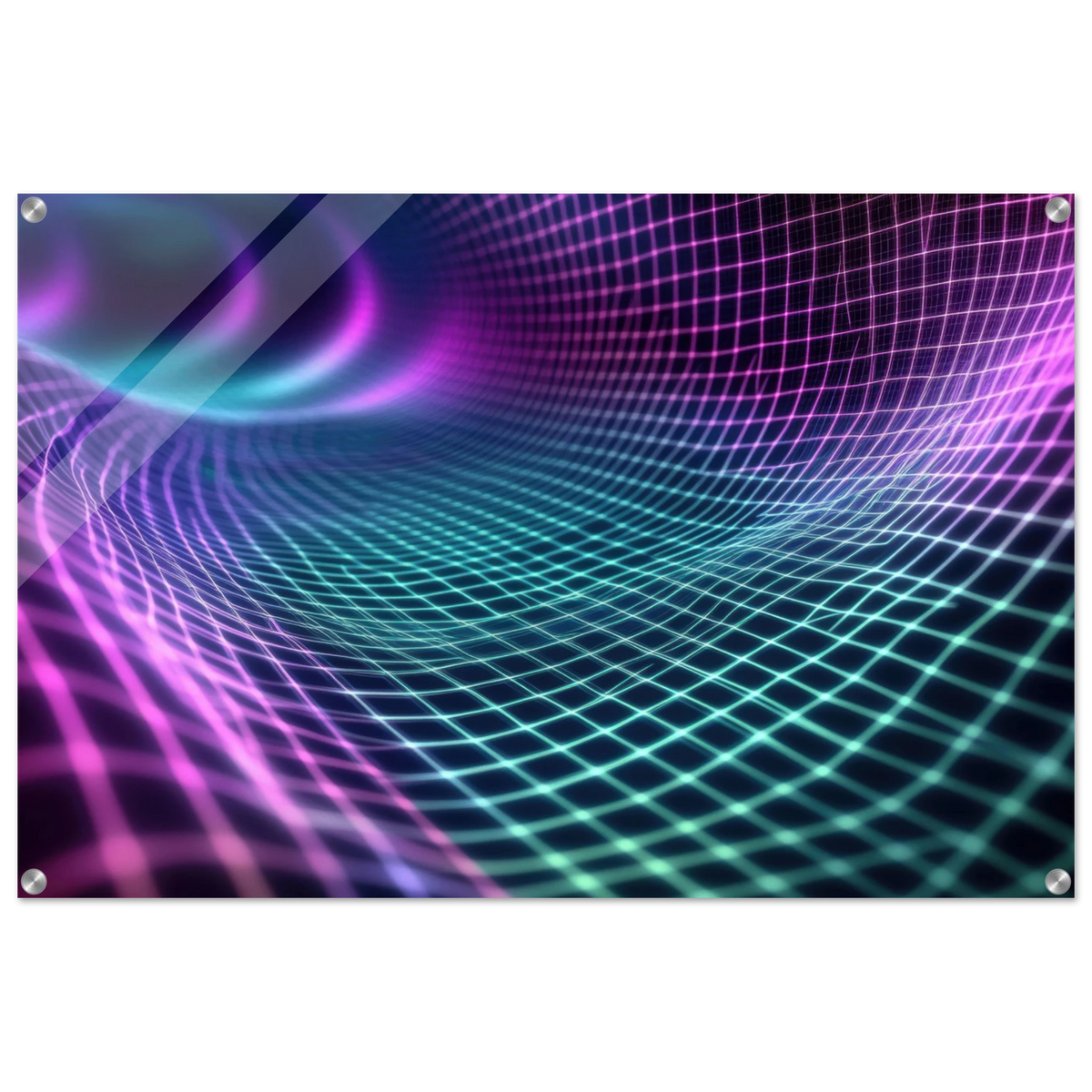 Quantum Reverberation Cascading waves of transit 2 - Shop Ai Art WebShop - Digital Art online Store