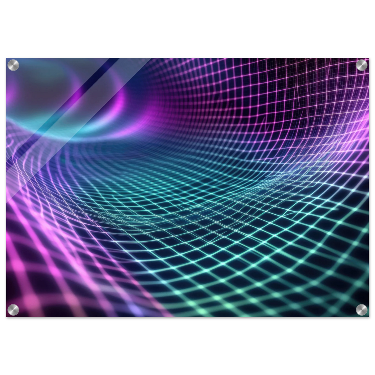 Quantum Reverberation Cascading waves of transit 2 - Shop Ai Art WebShop - Digital Art online Store