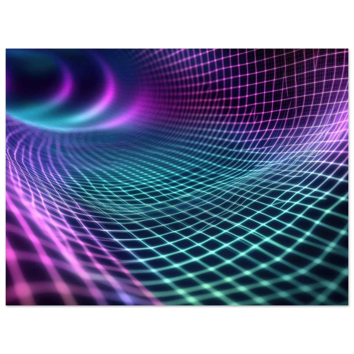Quantum Reverberation Cascading waves of transit 2 - Shop Ai Art WebShop - Digital Art online Store