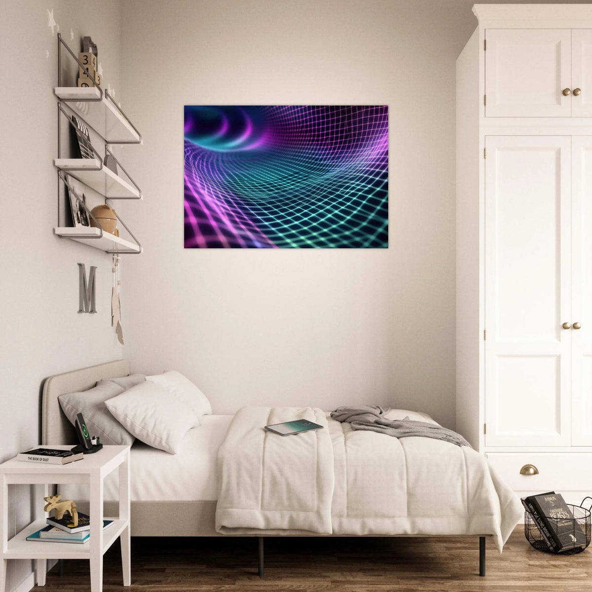 Quantum Reverberation Cascading waves of transit 2 - Shop Ai Art WebShop - Digital Art online Store