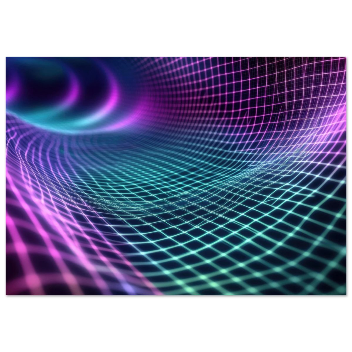 Quantum Reverberation Cascading waves of transit 2 - Shop Ai Art WebShop - Digital Art online Store