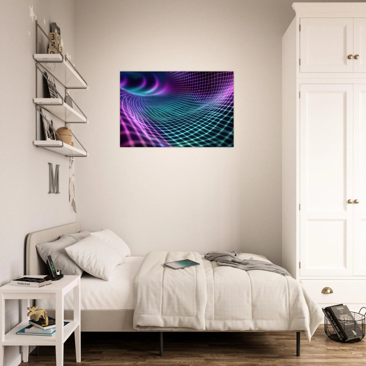 Quantum Reverberation Cascading waves of transit 2 - Shop Ai Art WebShop - Digital Art online Store