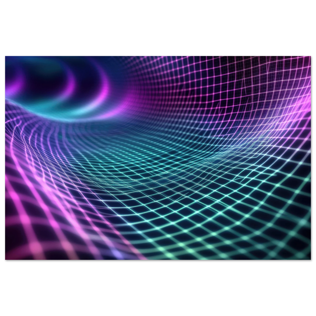 Quantum Reverberation Cascading waves of transit 2 - Shop Ai Art WebShop - Digital Art online Store