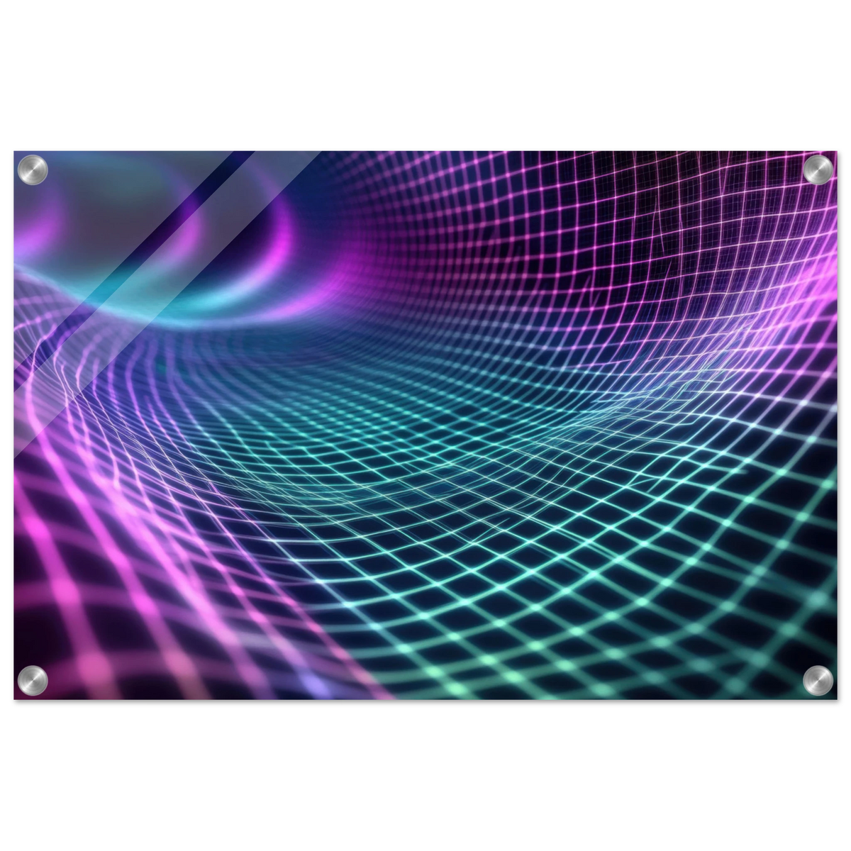 Quantum Reverberation Cascading waves of transit 2 - Shop Ai Art WebShop - Digital Art online Store