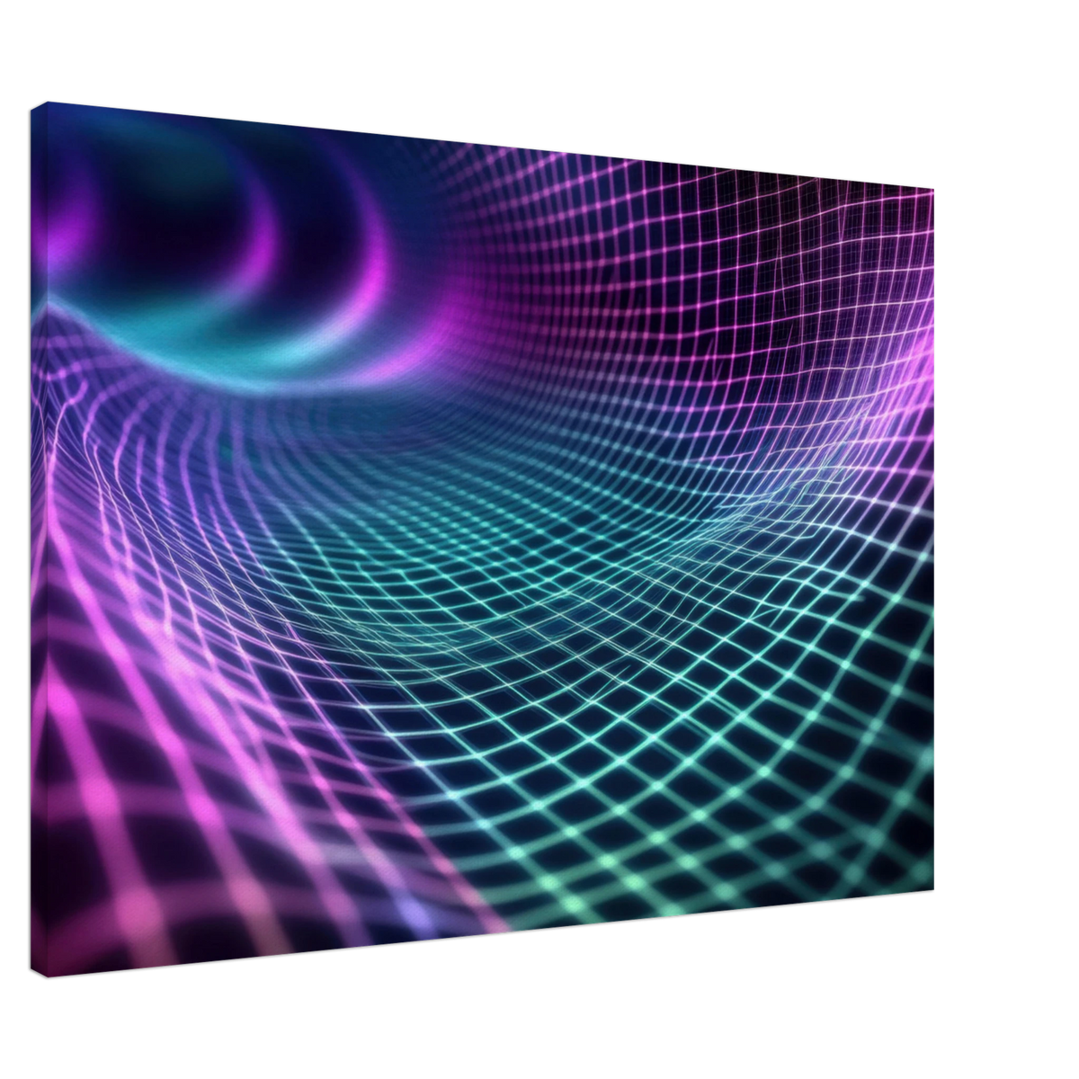 Quantum Reverberation Cascading waves of transit 2 - Shop Ai Art WebShop - Digital Art online Store