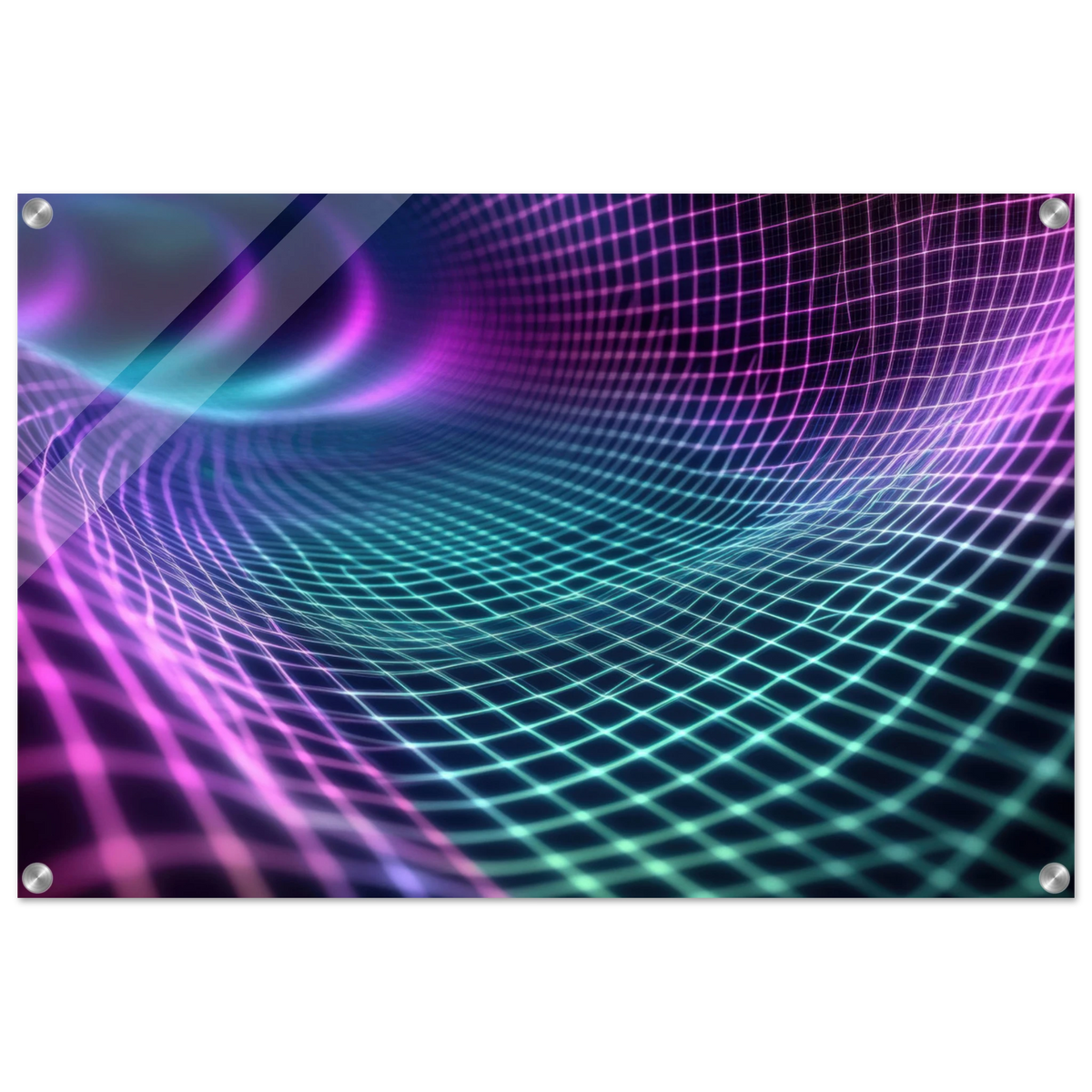 Quantum Reverberation Cascading waves of transit 2 - Shop Ai Art WebShop - Digital Art online Store