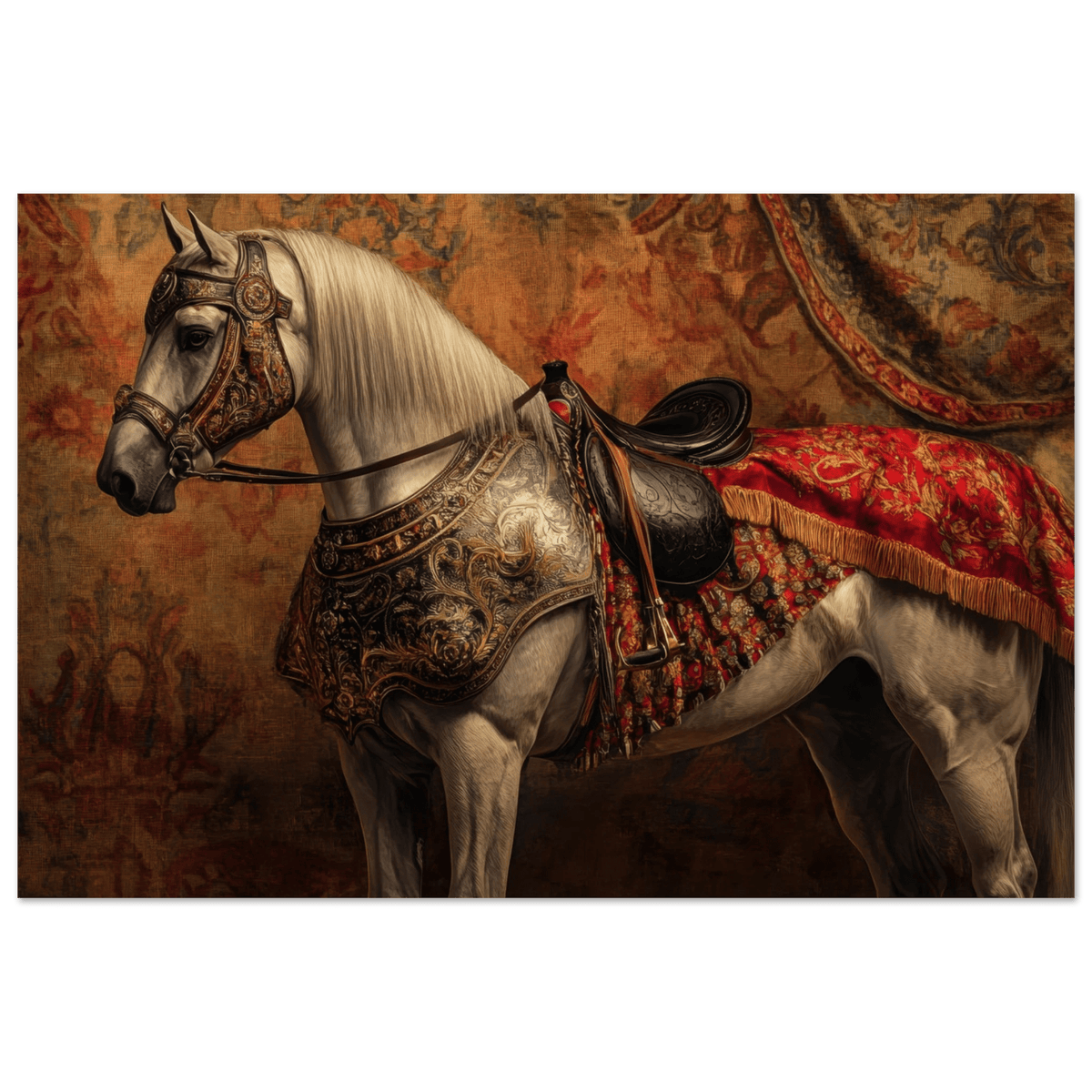 Renaissance Portrait of a Noble Horse A dignified 2 - Shop Ai Art WebShop - Digital Art online Store