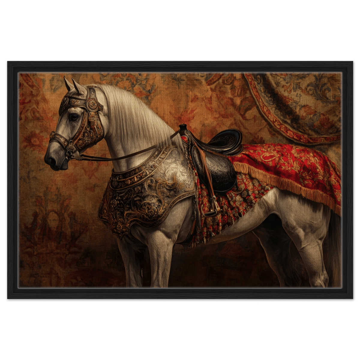 Renaissance Portrait of a Noble Horse A dignified 2 - Shop Ai Art WebShop - Digital Art online Store