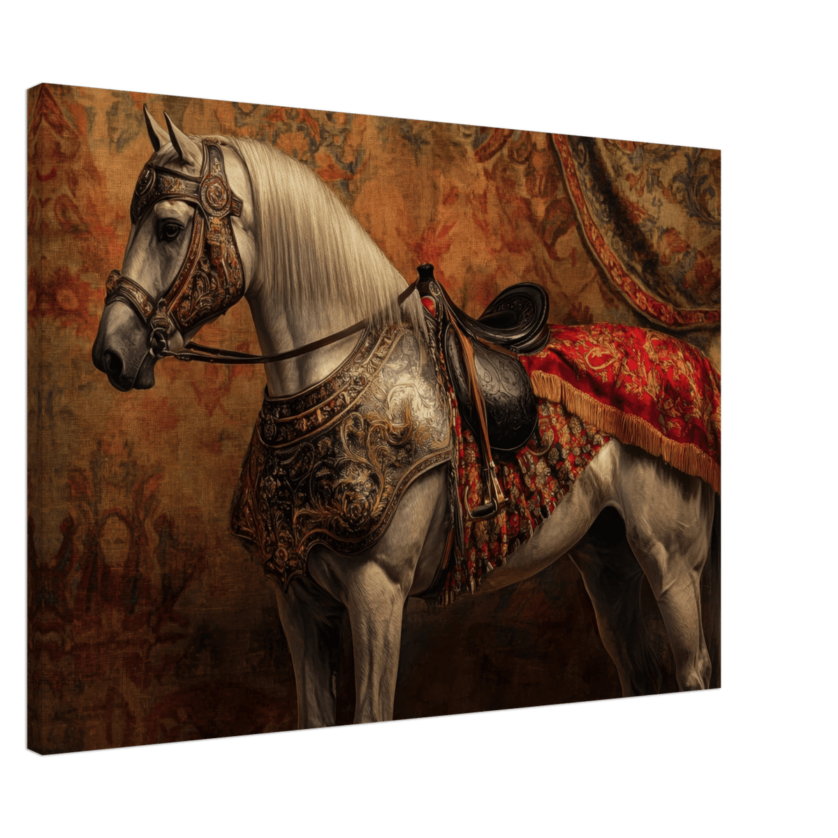 Renaissance Portrait of a Noble Horse A dignified 2 - Shop Ai Art WebShop - Digital Art online Store