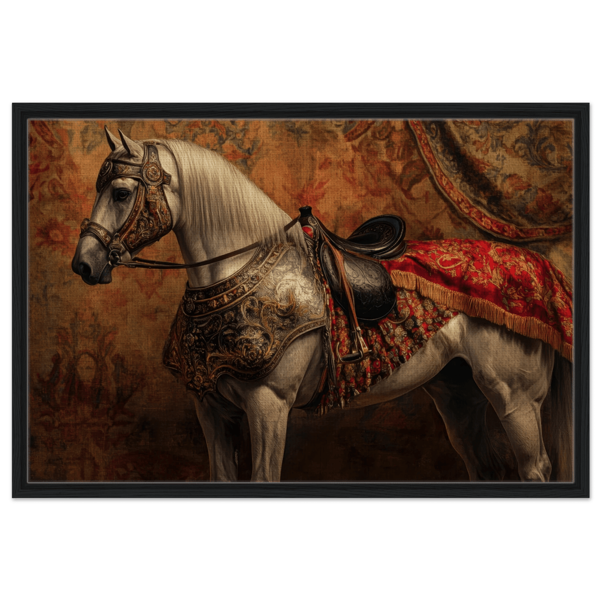 Renaissance Portrait of a Noble Horse A dignified 2 - Shop Ai Art WebShop - Digital Art online Store