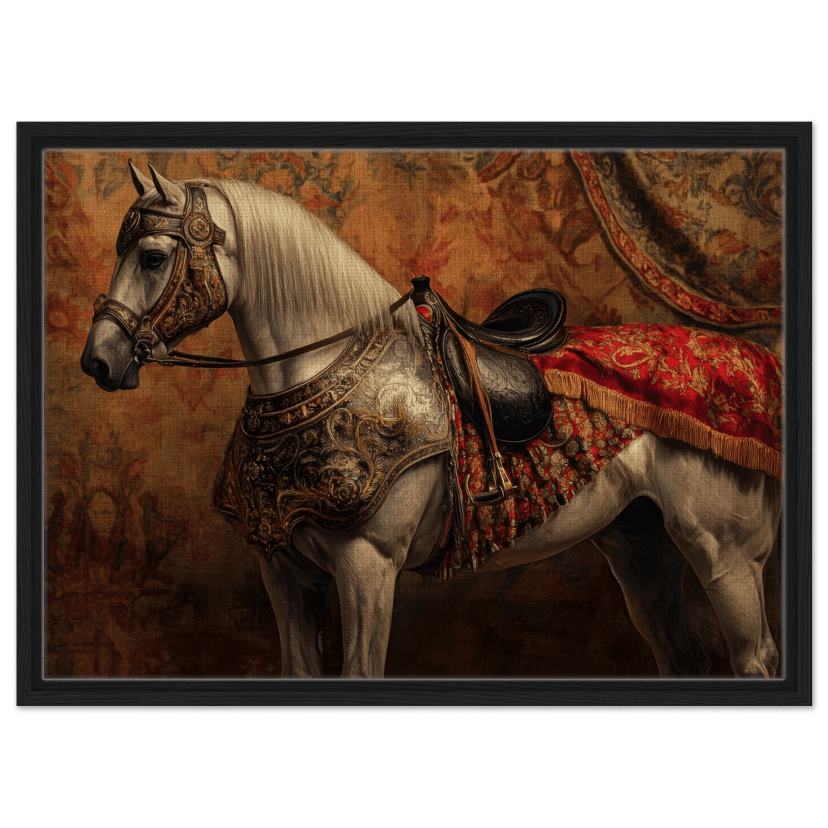 Renaissance Portrait of a Noble Horse A dignified 2 - Shop Ai Art WebShop - Digital Art online Store