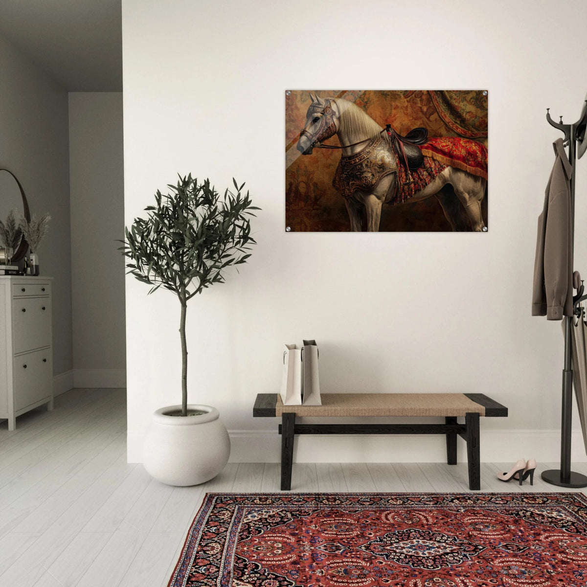 Renaissance Portrait of a Noble Horse A dignified 2 - Shop Ai Art WebShop - Digital Art online Store