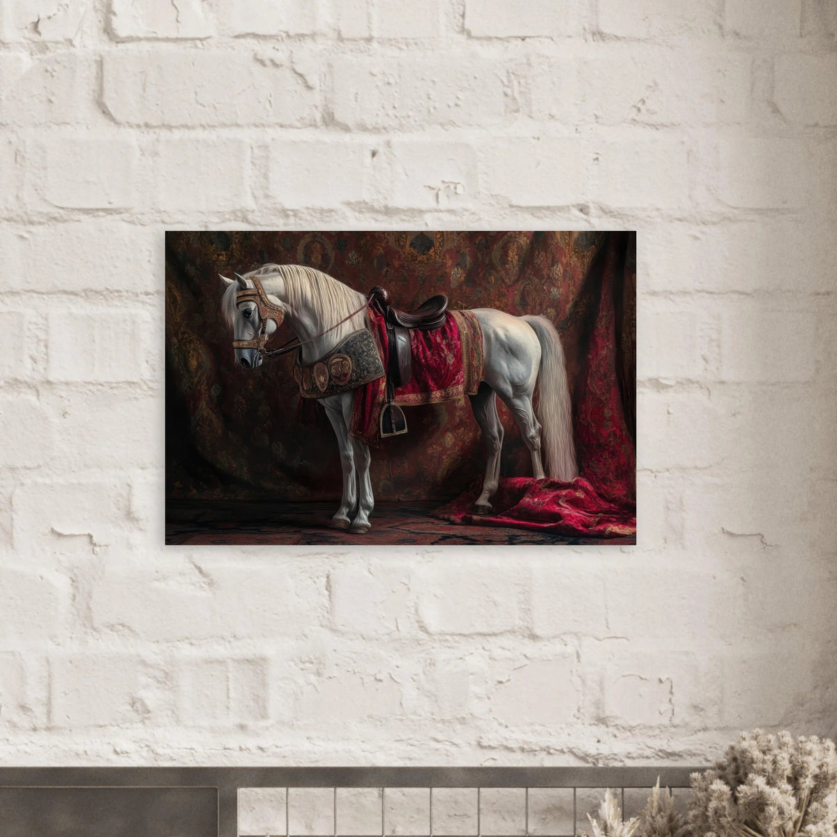 Renaissance Portrait of a Noble Horse A dignified 4 - Shop Ai Art WebShop - Digital Art online Store
