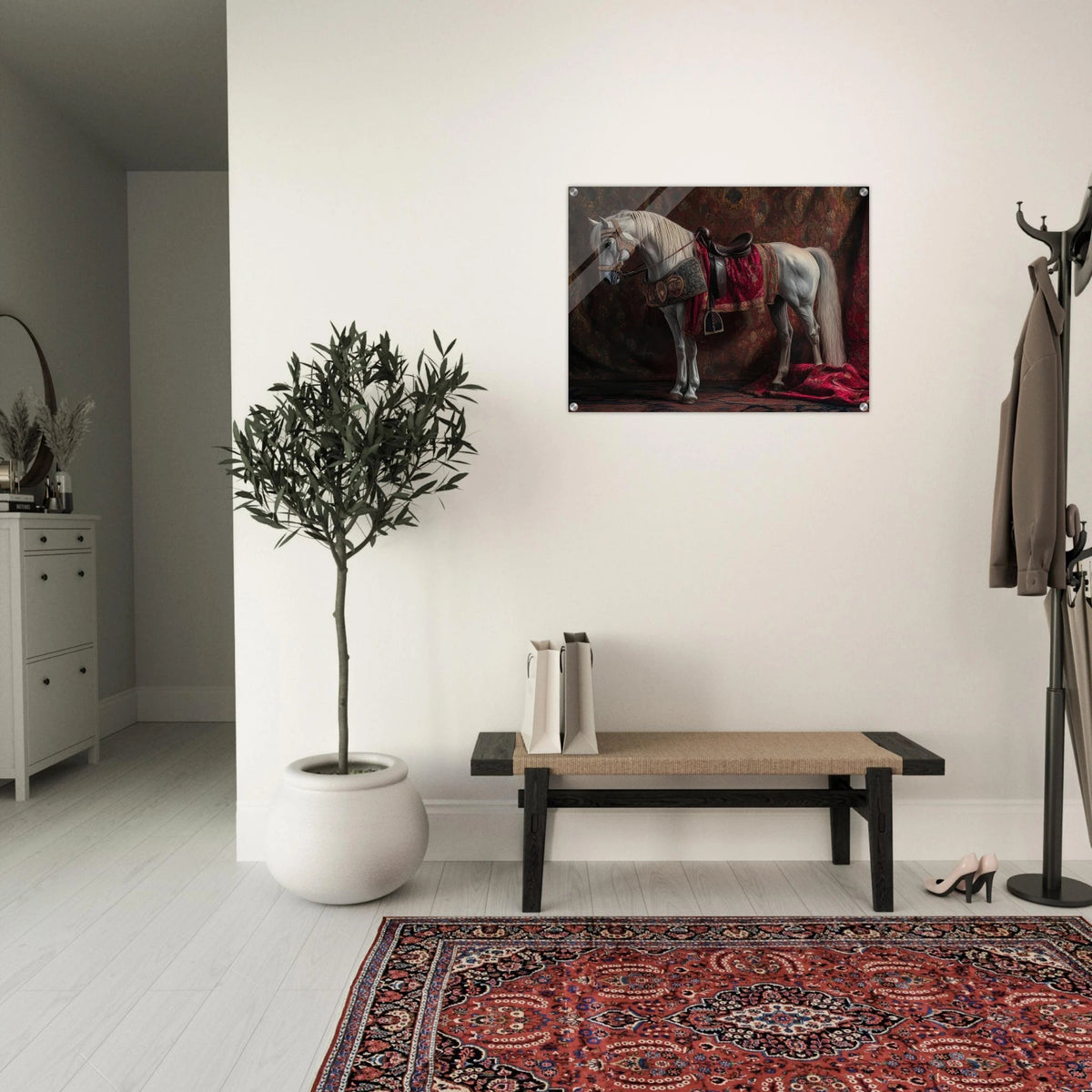 Renaissance Portrait of a Noble Horse A dignified 4 - Shop Ai Art WebShop - Digital Art online Store