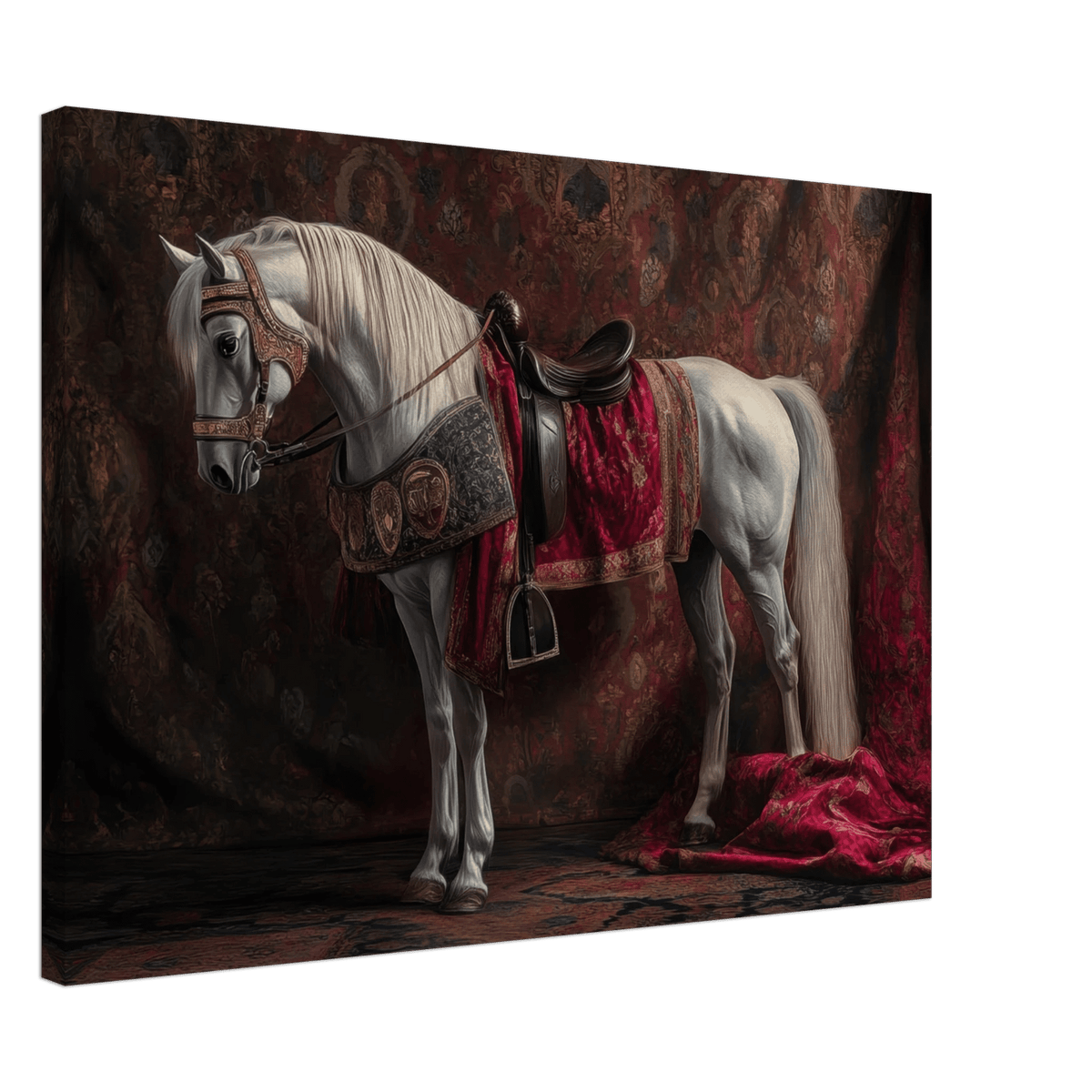 Renaissance Portrait of a Noble Horse A dignified 4 - Shop Ai Art WebShop - Digital Art online Store