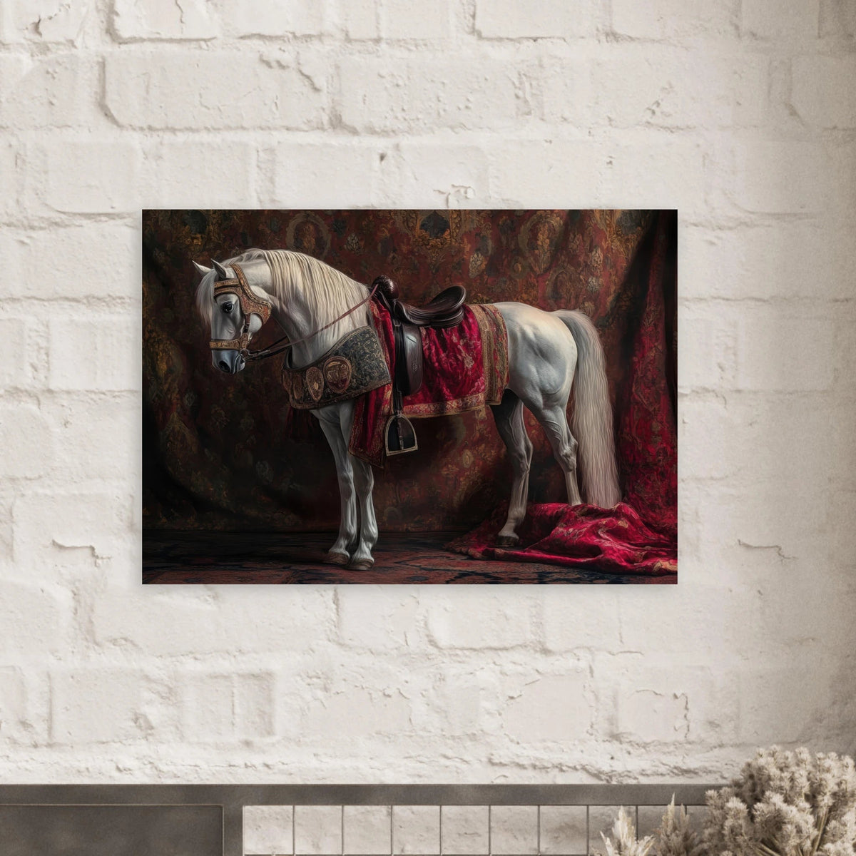 Renaissance Portrait of a Noble Horse A dignified 4 - Shop Ai Art WebShop - Digital Art online Store
