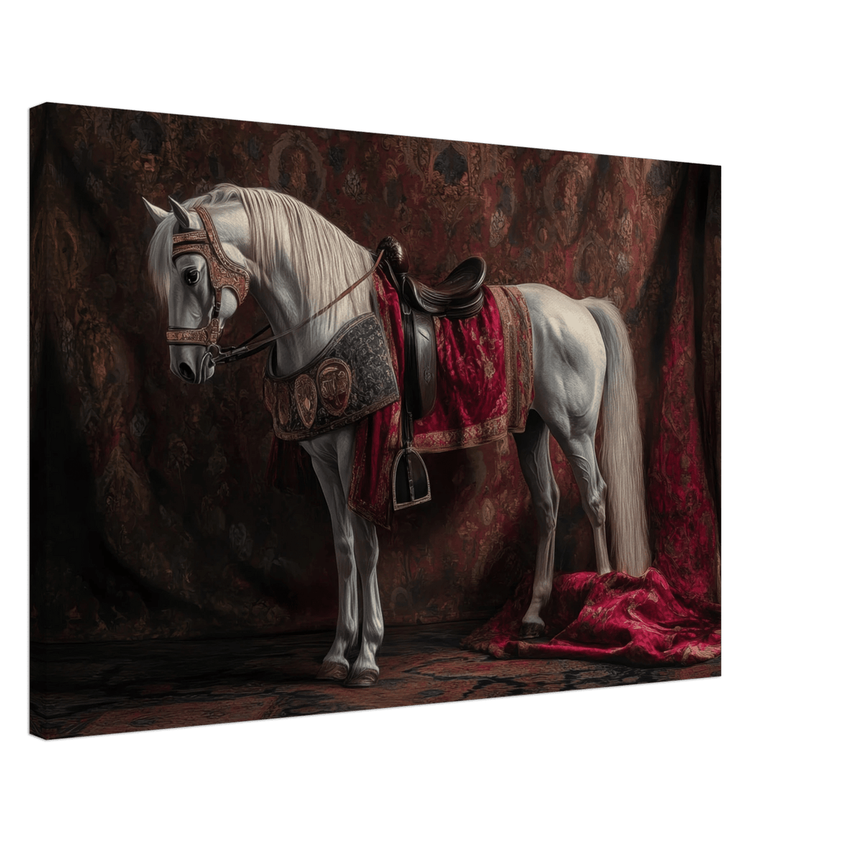 Renaissance Portrait of a Noble Horse A dignified 4 - Shop Ai Art WebShop - Digital Art online Store