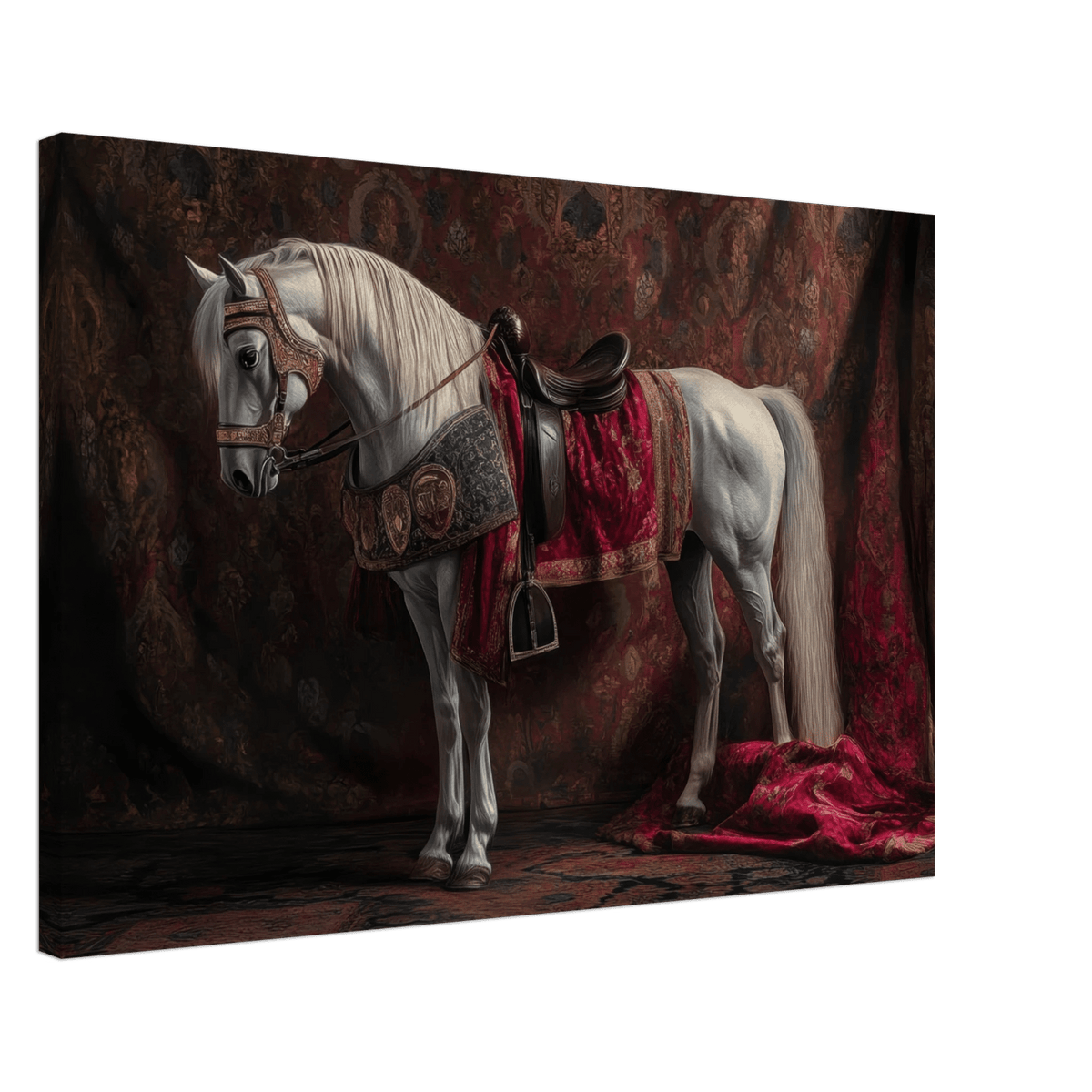 Renaissance Portrait of a Noble Horse A dignified 4 - Shop Ai Art WebShop - Digital Art online Store