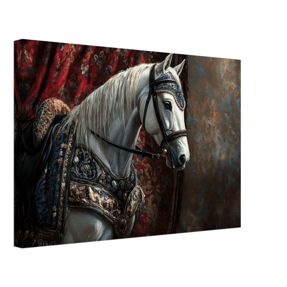 Renaissance Portrait of a Noble Horse A dignified 6 - Shop Ai Art WebShop - Digital Art online Store