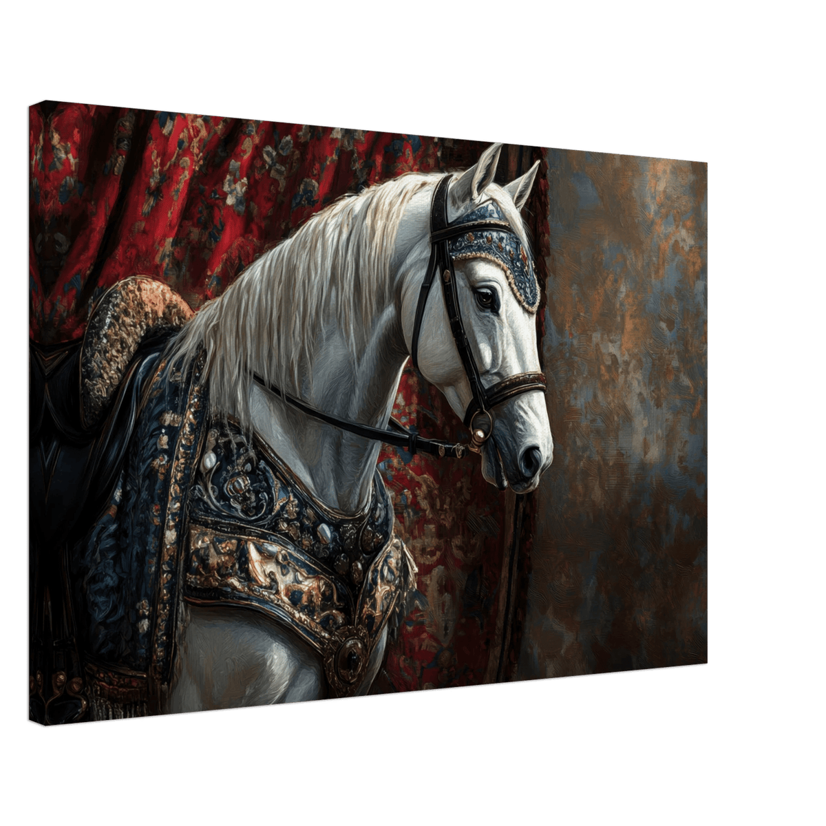 Renaissance Portrait of a Noble Horse A dignified 6 - Shop Ai Art WebShop - Digital Art online Store