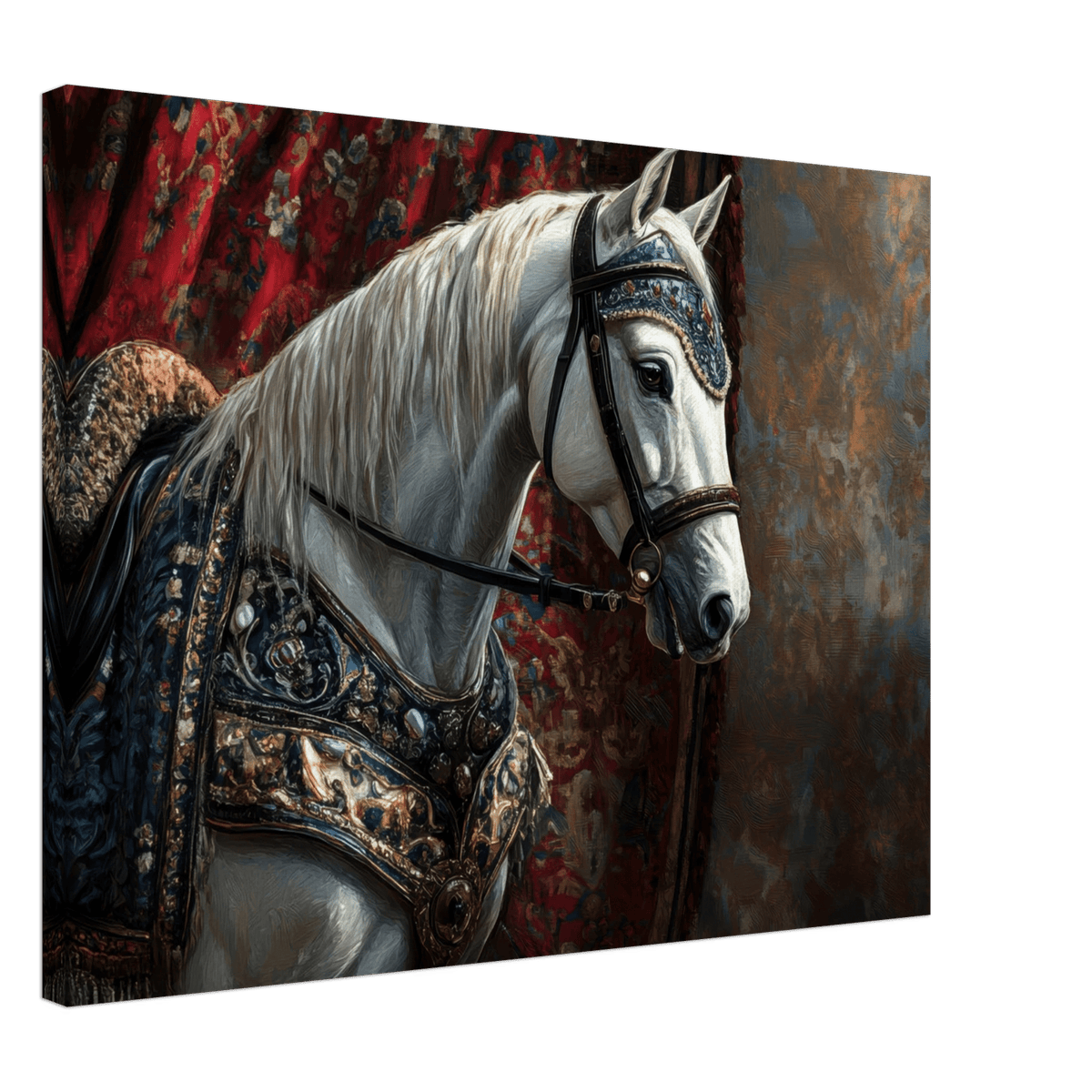 Renaissance Portrait of a Noble Horse A dignified 6 - Shop Ai Art WebShop - Digital Art online Store