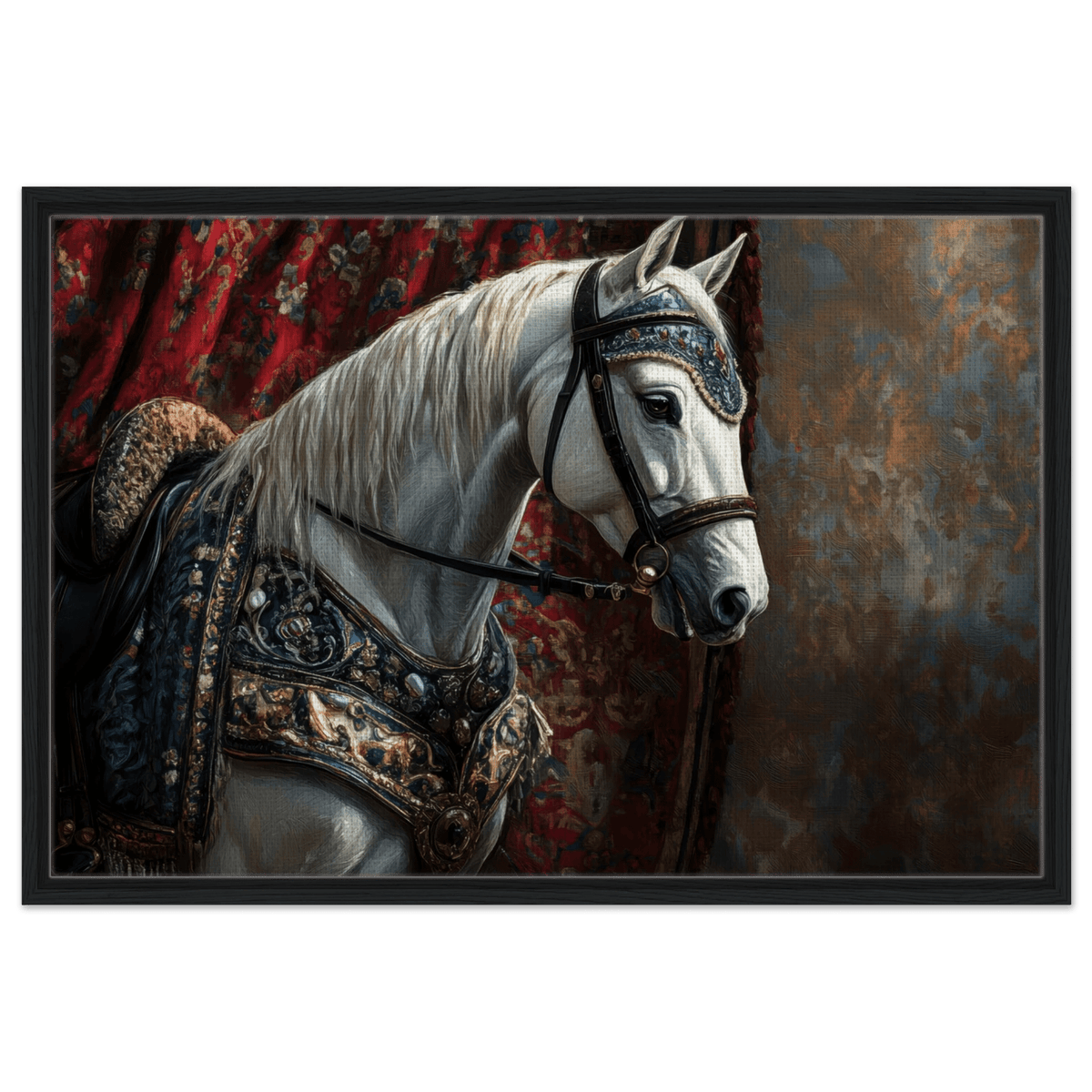 Renaissance Portrait of a Noble Horse A dignified 6 - Shop Ai Art WebShop - Digital Art online Store
