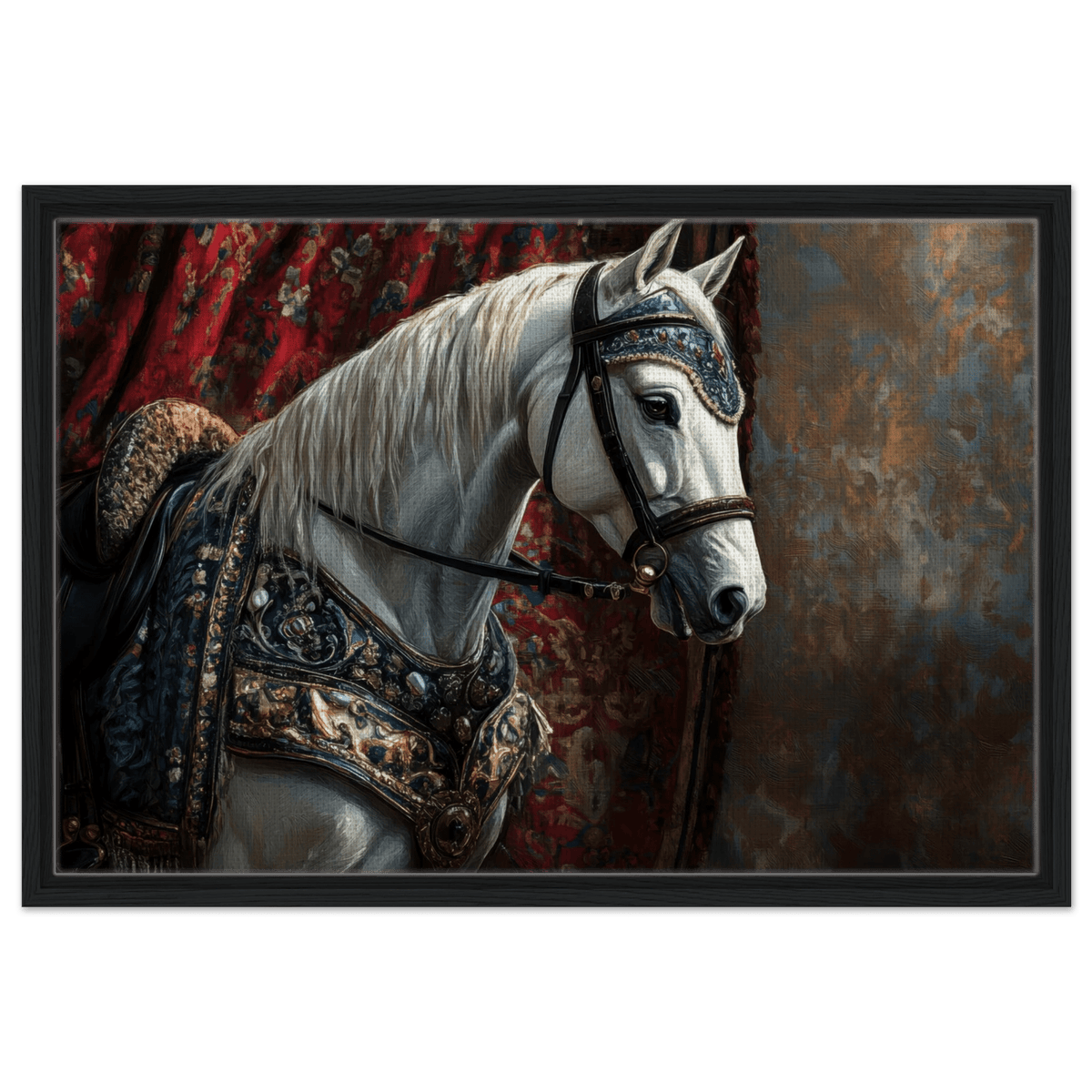 Renaissance Portrait of a Noble Horse A dignified 6 - Shop Ai Art WebShop - Digital Art online Store