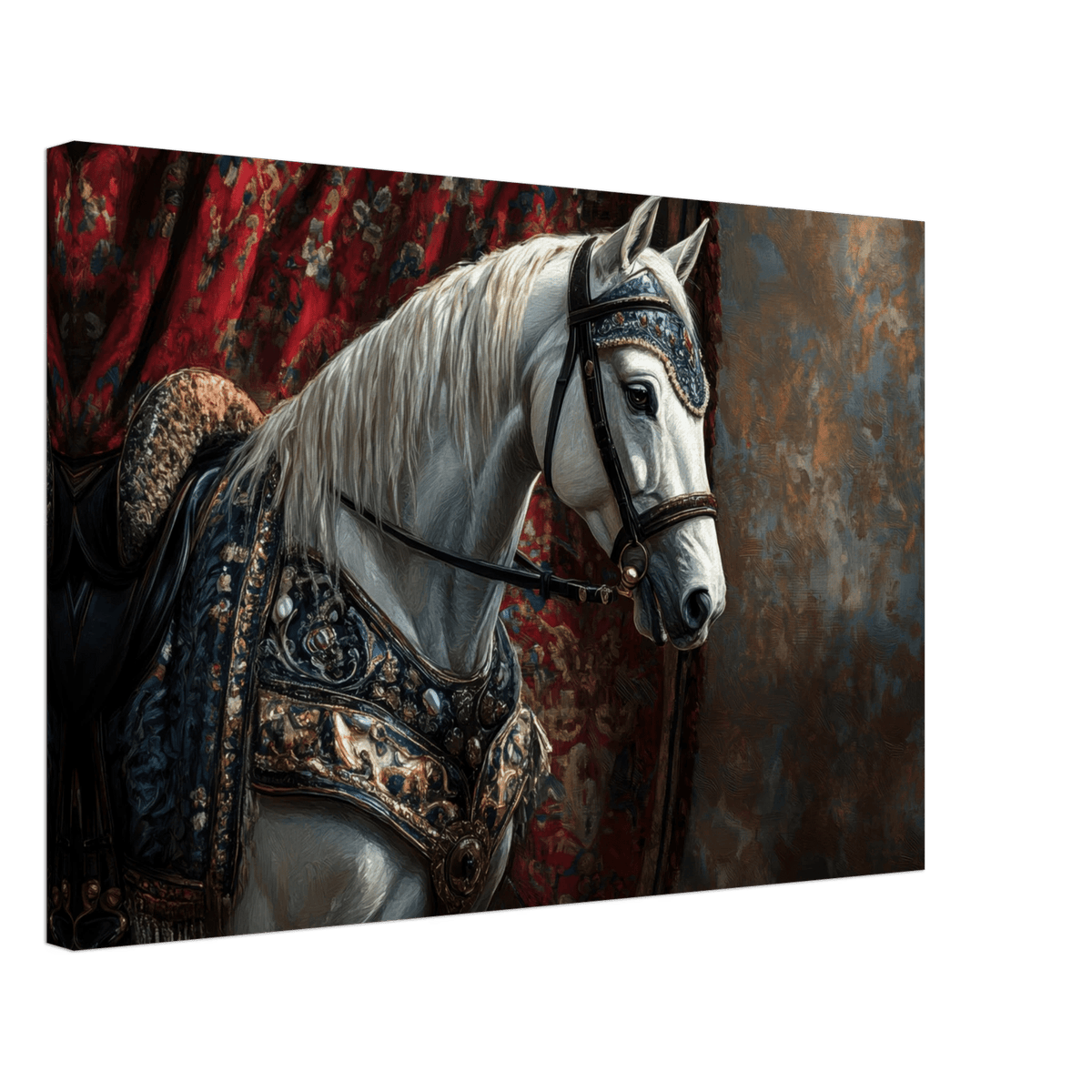 Renaissance Portrait of a Noble Horse A dignified 6 - Shop Ai Art WebShop - Digital Art online Store