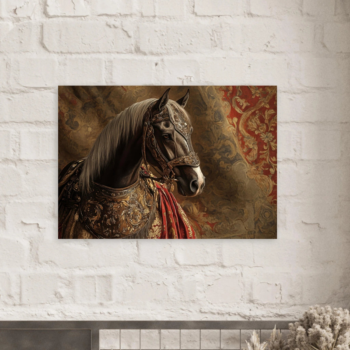 Renaissance Portrait of a Noble Horse A dignified - Shop Ai Art WebShop - Digital Art online Store