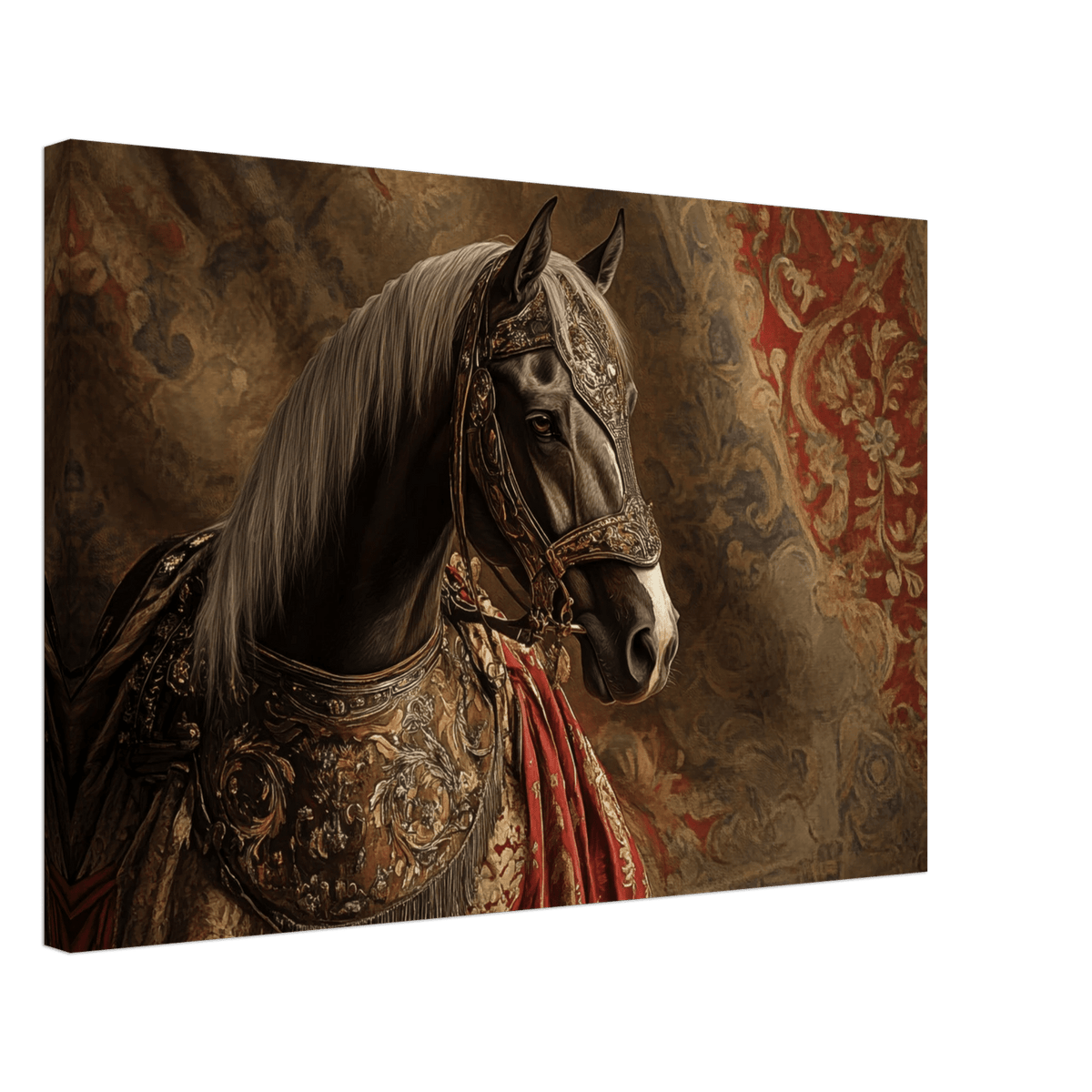 Renaissance Portrait of a Noble Horse A dignified - Shop Ai Art WebShop - Digital Art online Store