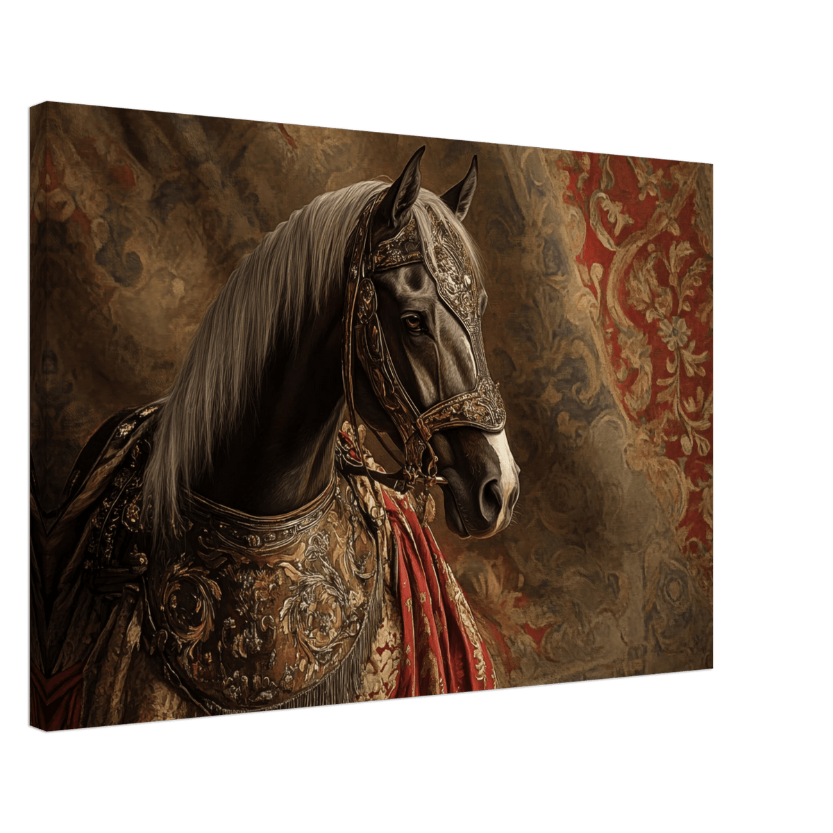 Renaissance Portrait of a Noble Horse A dignified - Shop Ai Art WebShop - Digital Art online Store